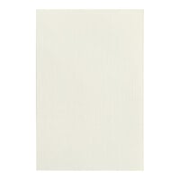 Choice 4" x 6" Heavy Weight 80 lb. Natural Linen Menu Paper - 100/Pack