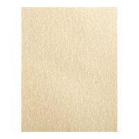 Choice 8 1/2" x 11" Heavy Weight 65 lb. Beige Menu Paper - 100/Pack