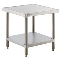 Regency 24 inch x 24 inch 16-Gauge Stainless Steel Mixer Table with Undershelf