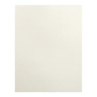 Choice 8 1/2" x 11" Heavy Weight 80 lb. Natural Linen Menu Paper - 100/Pack