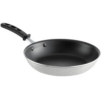 Vollrath 67930 Wear-Ever 10" Aluminum Non-Stick Fry Pan with CeramiGuard II Coating and Black TriVent Silicone Handle