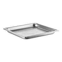 Vollrath 30113 Super Pan V® 2/3 Size 1 1/4" Deep Anti-Jam Perforated Stainless Steel Steam Table / Hotel Pan - 22 Gauge