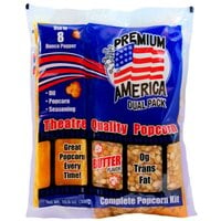 Great Western Premium America All-In-One Popcorn Kit for 8 oz. to 10 oz. Popper - 24/Case