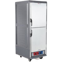 Metro C539-MDS-L-GY C5 3 Series Heated Holding and Proofing Cabinet with Solid Dutch Doors - Gray