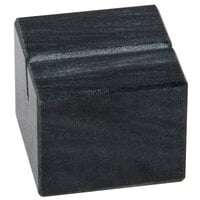 American Metalcraft MCHB125 1 inch Black Marble Card Holder
