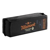 Tillamook Extra Sharp Yellow Cheddar Cheese Block 5 lb. - 2/Case