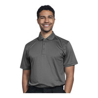 Uncommon Chef Men's Customizable Gray Short Sleeve Polo Shirt