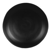 Cal-Mil Hand Thrown 9" Black Round Melamine Coupe Plate