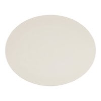 Cal-Mil Hand Thrown 11" x 8" Ivory Oval Melamine Platter