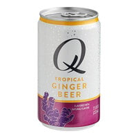 Q Mixers Tropical Ginger Beer Can 7.5 fl. oz. - 24/Case