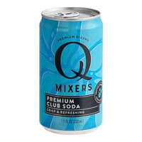 Q Mixers Premium Club Soda Can 7.5 fl. oz. - 24/Case