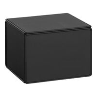 Cal-Mil Onyx 12" x 12" x 9" Black Metal Cube Display Stand