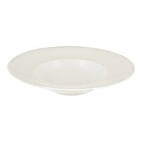 Schonwald Vibes 14.5 oz. White Porcelain Rimmed Deep Soup Bowl - 6/Case