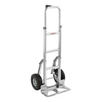 B&P Manufacturing Liberator 500 lb. Straight Back Hand Truck with Single-Pin Square-Loop Handle, 10" D5 Pneumatic Wheels, and Stair Climbers A12-B10-CA2-D5-E1C