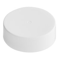 33/400 Smooth Unlined White Lid - 4000/Case