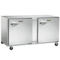 Traulsen UHT48-RR-SB 48" Undercounter Refrigerator with Right Hinged Doors and Stainless Steel Back