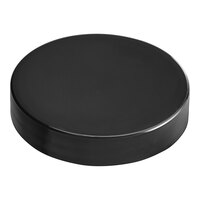 58/400 Smooth Unlined Black Lid - 1100/Case