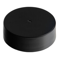 33/400 Smooth Unlined Black Lid - 4000/Case