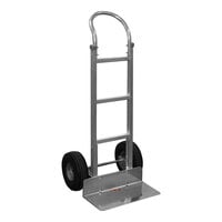 B&P Manufacturing Liberator 500 lb. Straight Back Hand Truck with Loop Handle and 10" D5 Pneumatic Wheels A1-B10-C6-D5