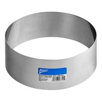 Ateco 9 1/2" x 3" Round Stainless Steel Cake / Food Ring Mold 48710