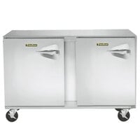 Traulsen ULT48-LL-SB 48 inch Undercounter Freezer with Left Hinged Doors and Stainless Steel Back