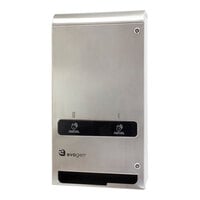 Hospeco Evogen EVNT3 Series EVNT3-SS Stainless Steel Surface-Mounted No-Touch No Coin Sanitary Napkin / Tampon Dispenser