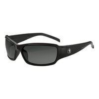 Ergodyne Skullerz THOR Anti-Scratch Anti-Fog Safety Glasses with Matte Black Frame and Smoke Lenses 51035