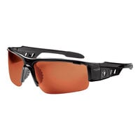 Ergodyne Skullerz DAGR Safety Glasses with Black Frame and Polarized Copper Lenses 52021