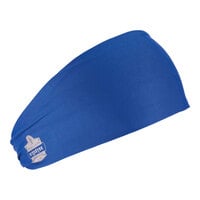 Ergodyne Chill-Its 6634 Blue Performance Knit Evaporative Cooling Headband 12701