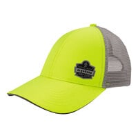 Ergodyne GloWear 8933 Hi-Vis Lime Reflective Snapback Hat with Logo 23244