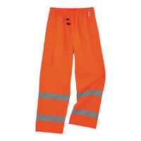Ergodyne GloWear 8915 Class E Hi-Vis Orange Breathable Rain Pants