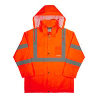 Ergodyne GloWear 8366 Type R Class 3 Hi-Vis Orange Light Weight Rain Jacket