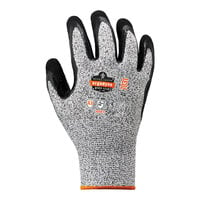 Ergodyne ProFlex 7031 Gray Cut-Resistant HPPE Nylon / Spandex Gloves with Sandy Nitrile Palm Coating