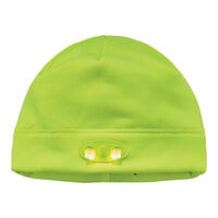 Ergodyne N-Ferno 6804 Hi-Vis Lime Skull Cap Winter Hat with LED Lights 16802