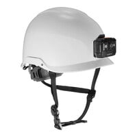 Ergodyne Skullerz 8976LED White Type 2 Class E Safety Helmet with LED Light and 6-Point Ratchet Suspension 60261