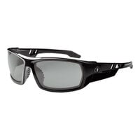 Ergodyne Skullerz ODIN Safety Glasses with Black Frame and Polarized Smoke Lenses 50031