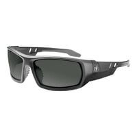 Ergodyne Skullerz ODIN Safety Glasses with Matte Black Frame and Polarized Smoke Lenses 50431