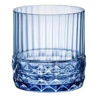 Bormioli Rocco America '20s from Steelite International 10 oz. Blue Rocks / Old Fashioned Glass - 24/Case