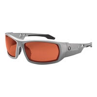 Ergodyne Skullerz ODIN Safety Glasses with Matte Gray Frame and Polarized Copper Lenses 50121