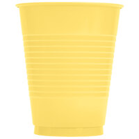 Creative Converting 28102081 16 oz. Mimosa Yellow Plastic Cup - 240/Case