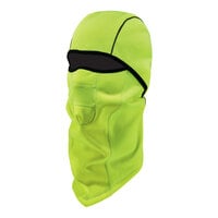 Ergodyne N-Ferno 6823 Lime Windproof Hinged Fleece Balaclava Face Mask 16834