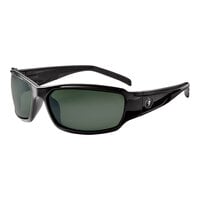 Ergodyne Skullerz THOR Safety Glasses with Black Frame and Polarized G15 Lenses 51071