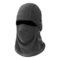 Ergodyne N-Ferno 6827 Black 2-Piece Fleece / Neoprene Balaclava Face Mask 16827