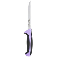 Mercer Culinary M22206PU Millennia® 6 inch Semi-Flexible Narrow Boning Knife with Purple Handle
