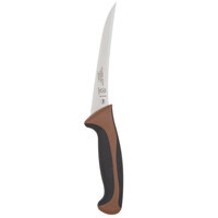 Mercer Culinary M23820BR Millennia Colors® 6 inch Curved Stiff Boning Knife with Brown Handle