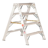 Bauer Corporation 200 Series Type 1A 36" Aluminum 2-Way Sawhorse Ladder 20053 - 300 lb. Capacity