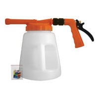 Sani-Lav N2F 96 oz. Handheld Hose End Industrial Spray Foamer with Handle, Lid Kit, and 14 Tips