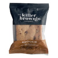 The Killer Brownie Individually Wrapped Brookie Brownie 3.5 oz. - 44/Case