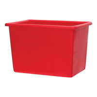 Winholt TUB-6A-RD 33" x 24" x 21" Red Polyethylene 6 Bushel Tub for 30-6-A Bulk Movers