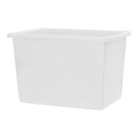 Winholt TUB-6A-WH 33" x 24" x 21" White Polyethylene 6 Bushel Tub for 30-6-A Bulk Movers